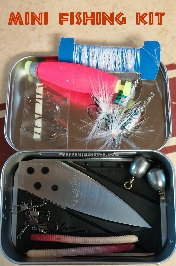 How to Make a mini fishing kit to include in your survival gear