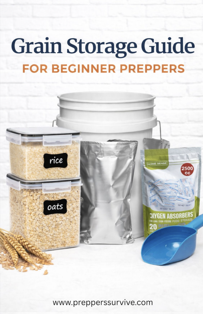 grain storage container recommendations for prepping